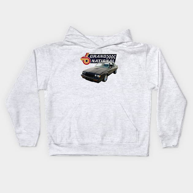 1985 Buick Grand National Kids Hoodie by Permages LLC